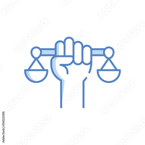 Civil Rights Vector icon