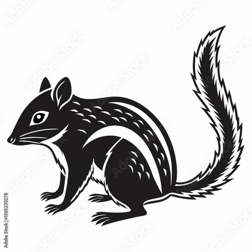 Wallpaper Mural Bandicoot black silhouette icon vector Torontodigital.ca