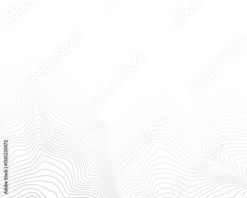 Foto Abstract pattern of a plurality of distorted lines and shapes