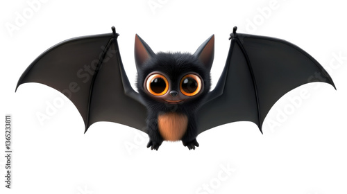 Obraz na płótnie bat isolated on white background