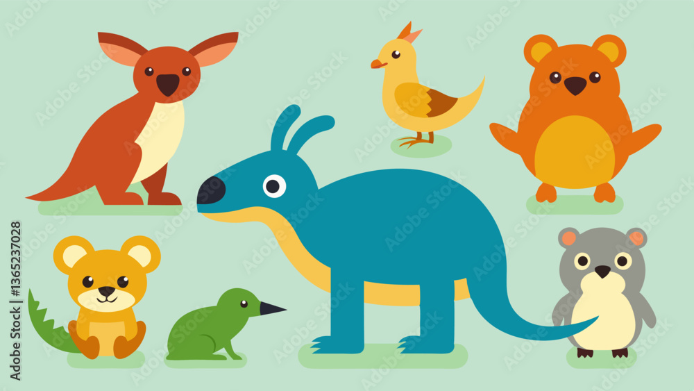 Animal set vector Animal set vector