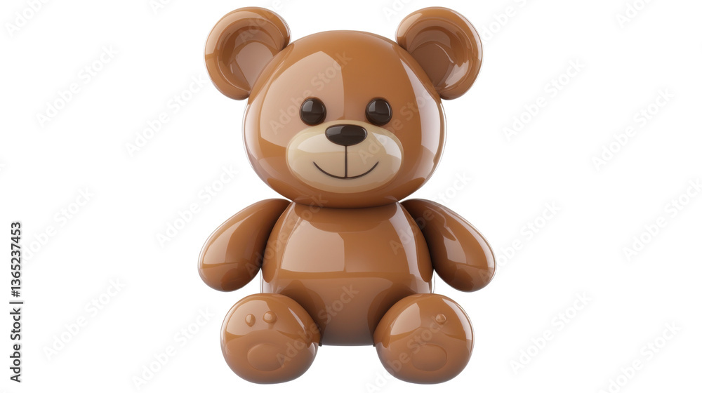 Fototapeta premium teddy bear isolated on white