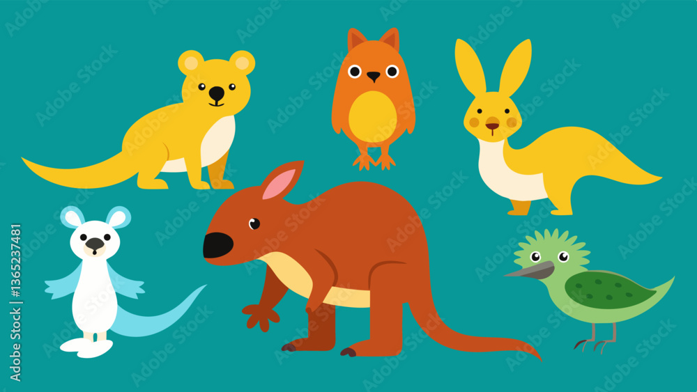 Animal set vector Animal set vector