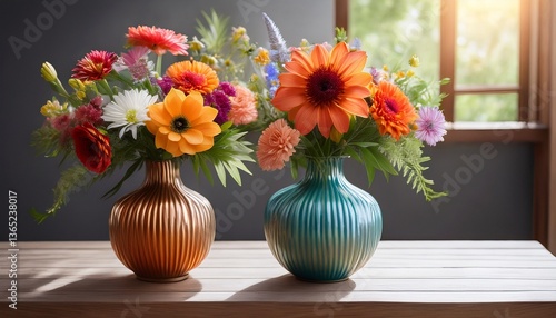 Wallpaper Mural flowers in vase Torontodigital.ca