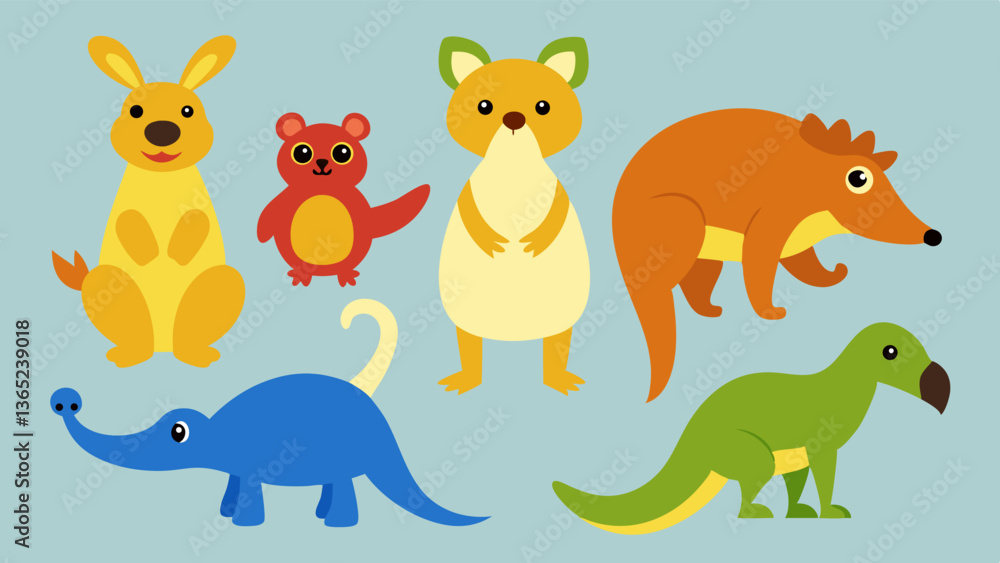 Animal set vector Animal set vector