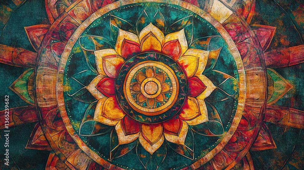 custom made wallpaper toronto digitalSymmetrical Blossom Art