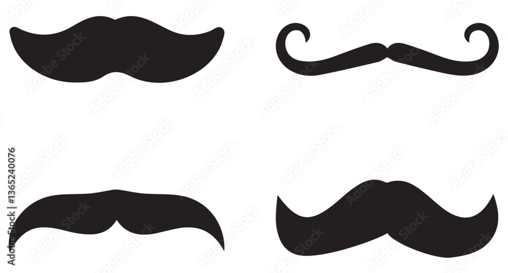 different mustache collection. set of mustache. collection of mustaches. set of mustaches icon different mustache collection. set of mustache. collection of mustaches. set of mustaches icon