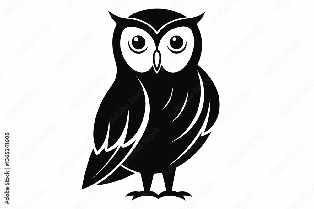 barn owl silhouette black vector barn owl silhouette black vector