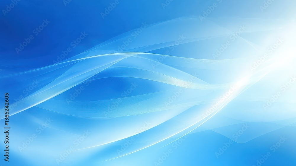 Abstract Light Blue Flowing Lines Background Abstract Light Blue Flowing Lines Background
