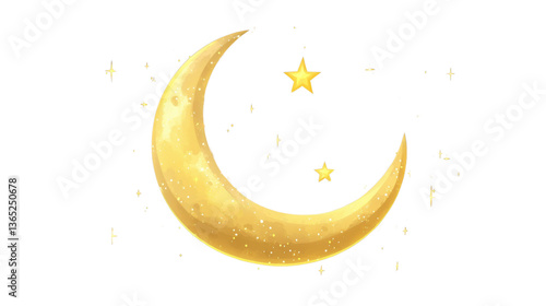 moon and stars