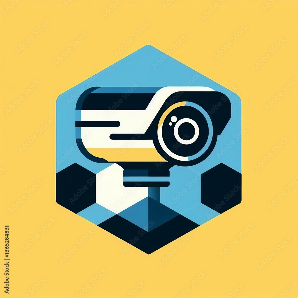 Fototapeta premium security camera icon