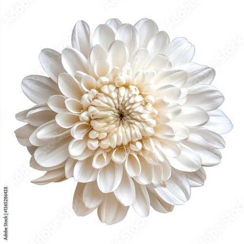 Wallpaper Mural Chrysanthemum blossom flower white. Torontodigital.ca