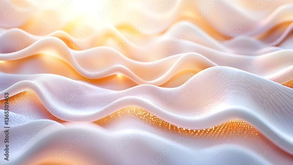 Fototapeta premium Close-Up Schematic Representation of Lab-Created Artificial Skin – Scientific Concept Illustration