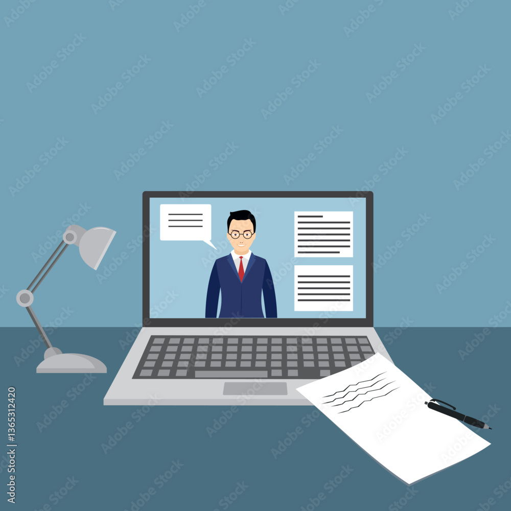 online home study vector illustration design online home study vector illustration design