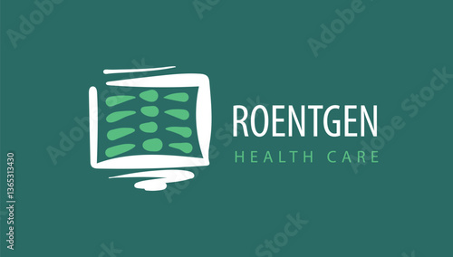 Logo for roentgen. Vector illustration