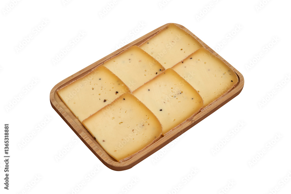 Cheese raclette prepared on plate for a dinner party