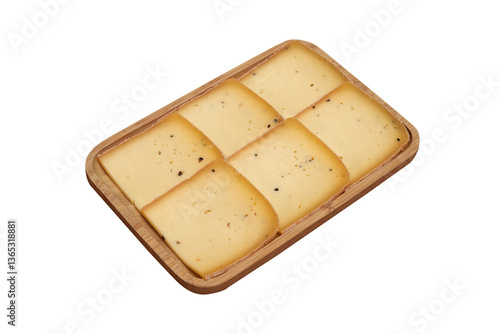 Cheese raclette prepared on plate for a dinner party