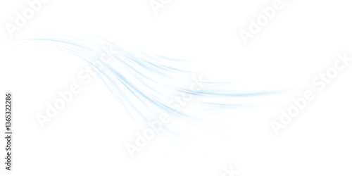 cool airflow effect with light blue waves and dynamic motion, representing fresh wind, filtration, and purification. Perfect for air conditioners, ventilation, speed, and futuristic design concepts.