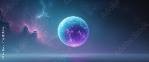 Wallpaper Mural Stunning Earth From Space Nebula Background Cosmic Planet View Torontodigital.ca