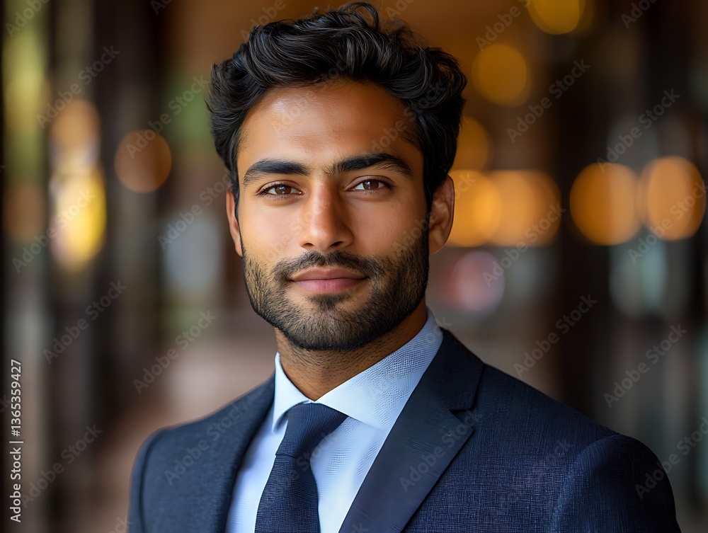 Portrait of a smiling man wearing a formal business suit Portrait of a smiling man wearing a formal business suit