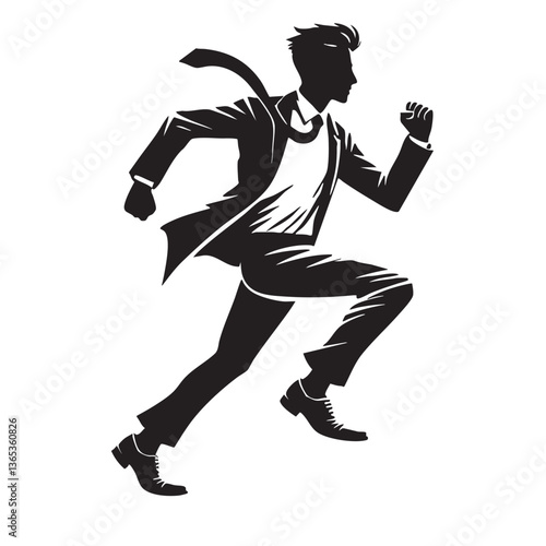 A Dynamic Silhouette of a Running Businessman:  Speed, Success, and the Pursuit of Goals