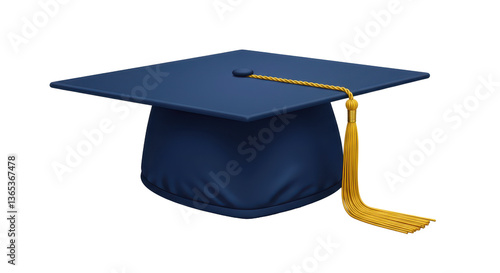 Isolated Graduation Cap
