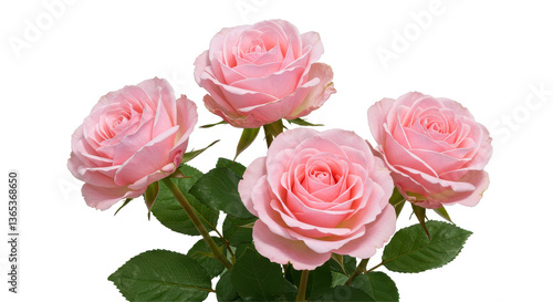 Fototapeta Naklejka Na Ścianę i Meble -  Isolated Pink Roses