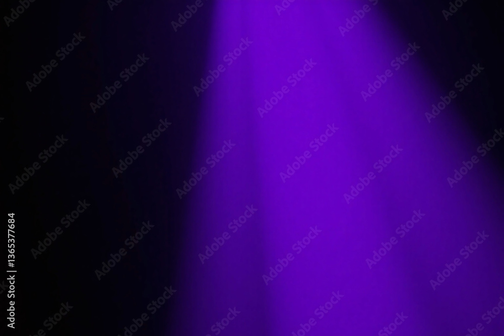 Fototapeta premium purple light shines brightly in the dark