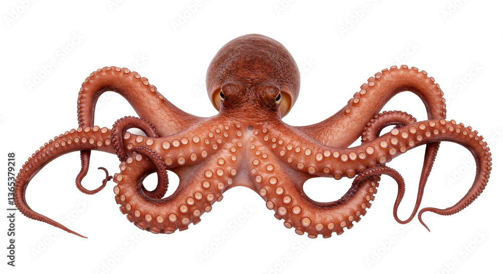Isolated Octopus Isolated Octopus