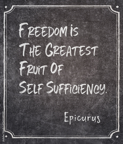 greatest fruit Epicurus