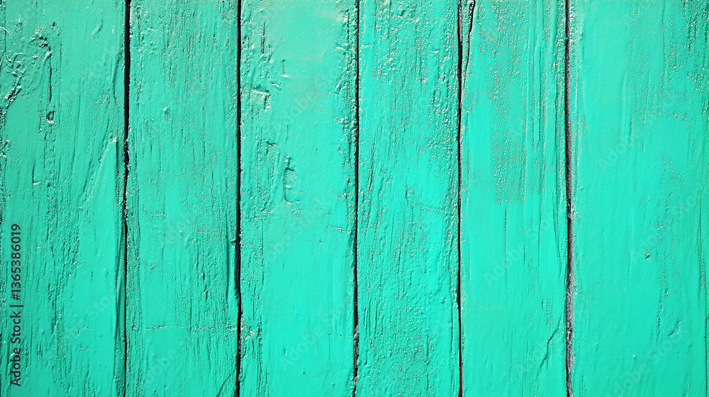 Textured Turquoise: A close-up showcases the worn beauty of turquoise wooden planks, revealing the effects of time and weather, creating a visually appealing and tactile experience. Textured Turquoise: A close-up showcases the worn beauty of turquoise wooden planks, revealing the effects of time and weather, creating a visually appealing and tactile experience.