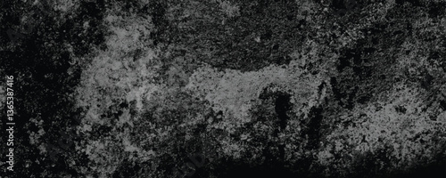 The Beautiful and Subtle Aging of a Darkened and Deeply Textured Cement Surface

