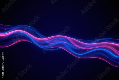 blue and pink abstract background with wavy lines1