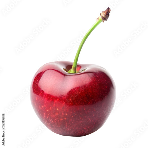 red apple isolated on white