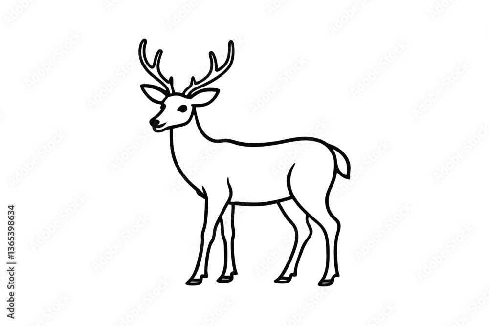 deer silhouette vector deer silhouette vector