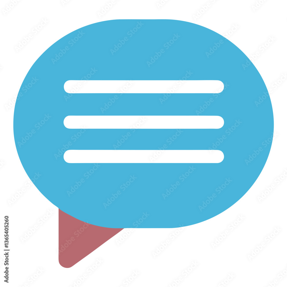 Editable Speech Bubble with Text Lines for Communication Vector illustration
Editable Speech Bubble with Text Lines for Communication Vector illustration