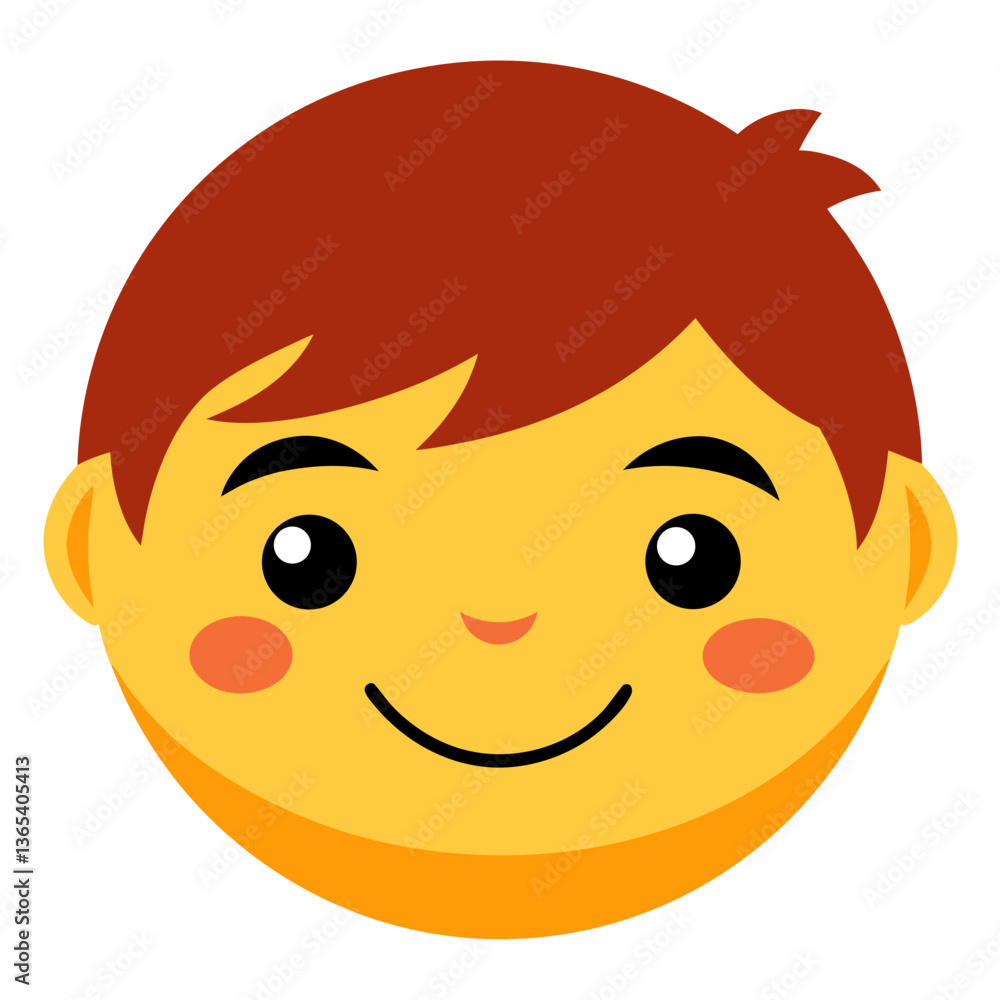 Editable Cartoon Boy Icon with Happy Expression Vector illustration
Editable Cartoon Boy Icon with Happy Expression Vector illustration