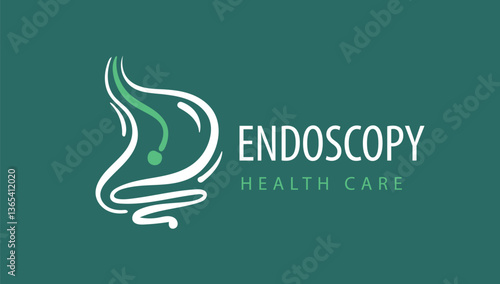 endoscopy logo vector icon illustration