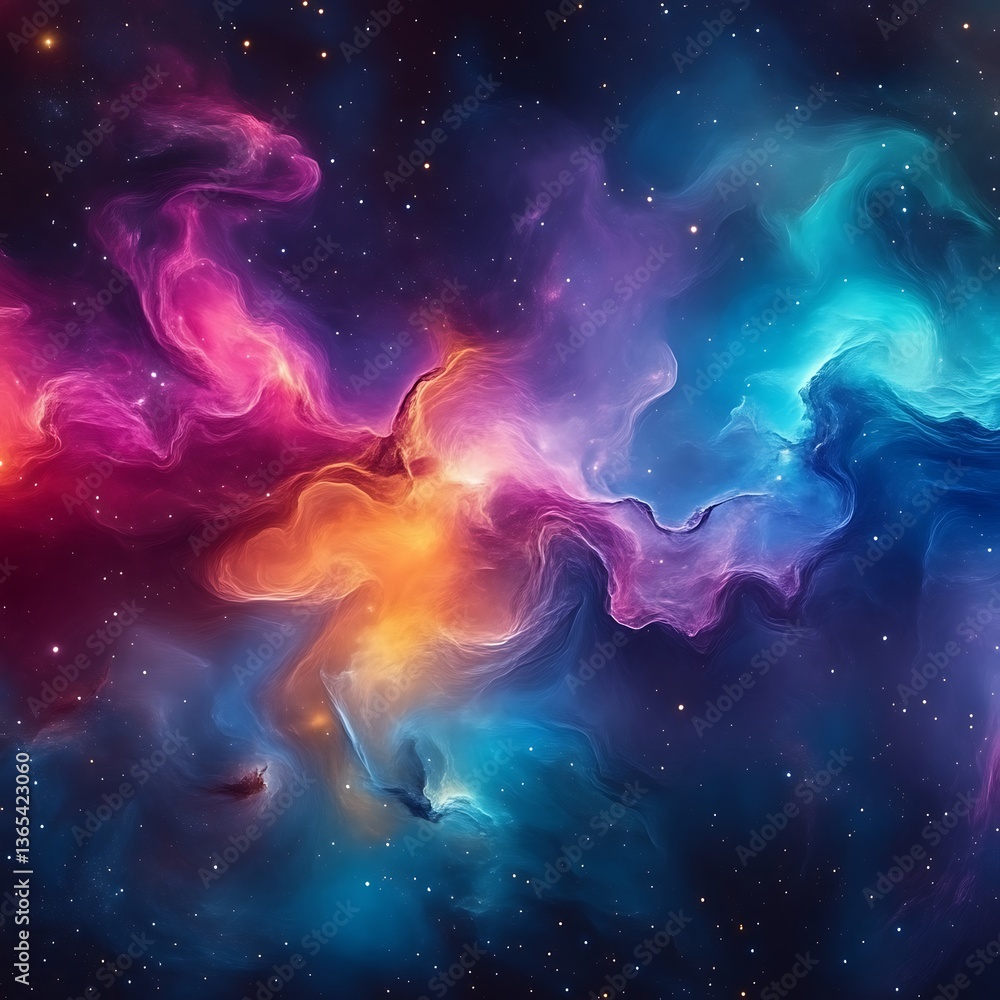 Cosmic Nebula swirls, vibrant colors, starry background, digital art, space wallpaper Cosmic Nebula swirls, vibrant colors, starry background, digital art, space wallpaper