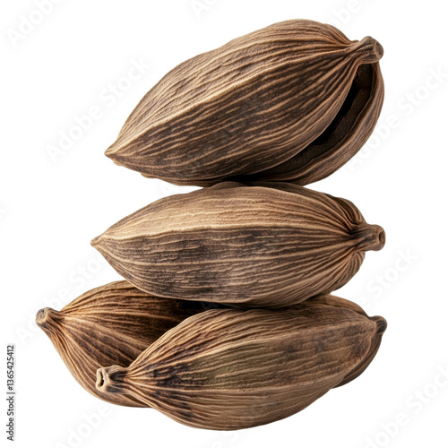 Wallpaper Mural Dried Cardamom Pods Stacked Beautifully for Culinary Use and Decoration Isolated on a Transparent Background Torontodigital.ca