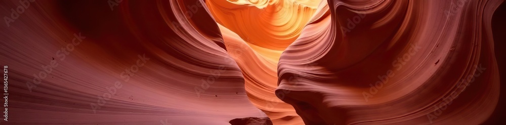 Obraz premium Sandstone walls create intricate patterns in the light of Lower Antelope Canyon, showcasing the natural beauty of slot canyons in the American Southwest, patterns, geological formation
