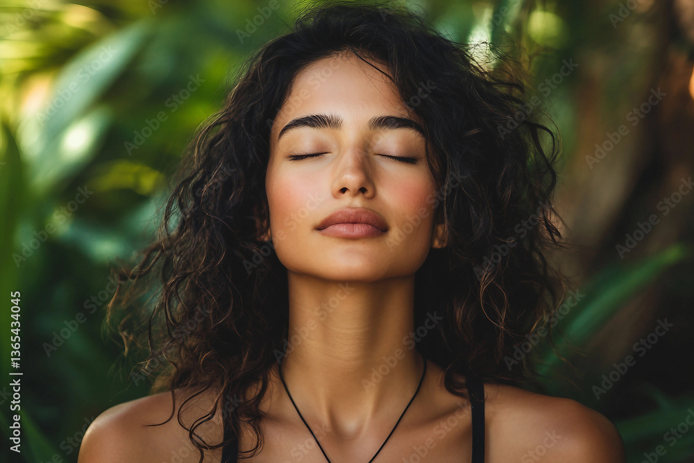 Silhouette of a person meditating in a serene yoga retreat, embracing Buddhism and harmony for mental health, Generative AI Silhouette of a person meditating in a serene yoga retreat, embracing Buddhism and harmony for mental health, Generative AI