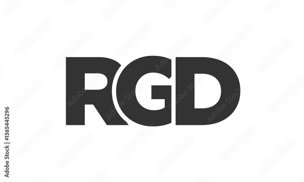 RGD logo design template with strong and modern bold text. Initial based vector logotype featuring simple and minimal typography. Trendy company identity. RGD logo design template with strong and modern bold text. Initial based vector logotype featuring simple and minimal typography. Trendy company identity.