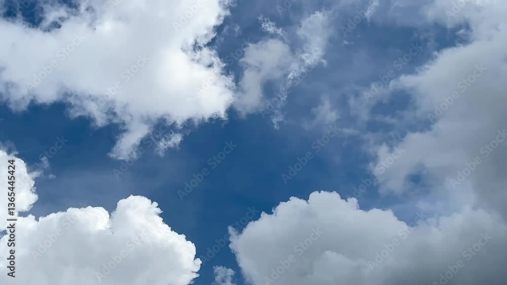 Zoom In on Cloudy Blue Sky Zoom In on Cloudy Blue Sky