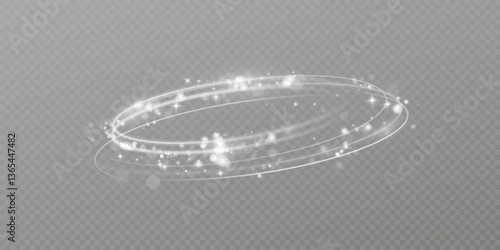 
Light effect of the portal. Glow for design. Bright light around the podium. Round light frame. Lighting for the podium.
