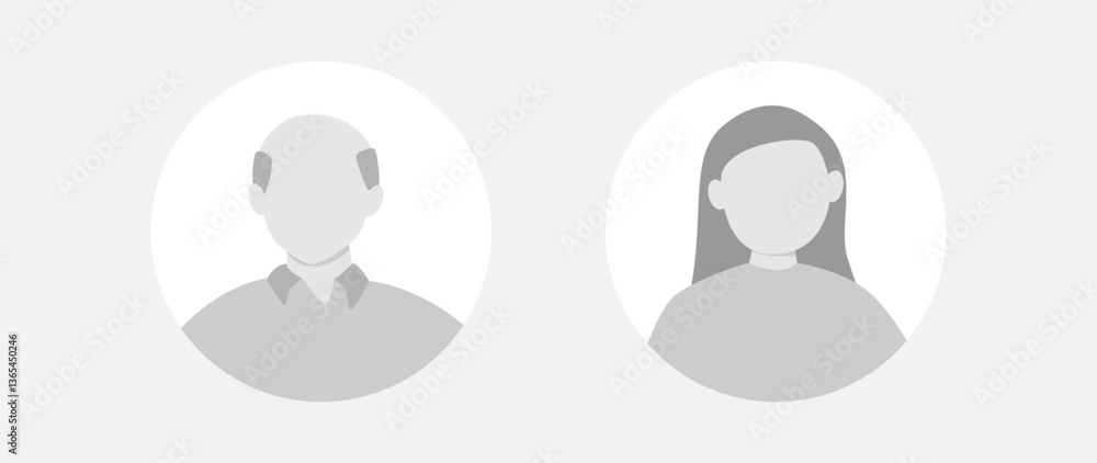 Vector flat illustration. Human icon. Avatar, user profile, human icon, profile picture. Suitable for social media profiles, icons, splash screens and as a template. Business concept. Vector flat illustration. Human icon. Avatar, user profile, human icon, profile picture. Suitable for social media profiles, icons, splash screens and as a template. Business concept.