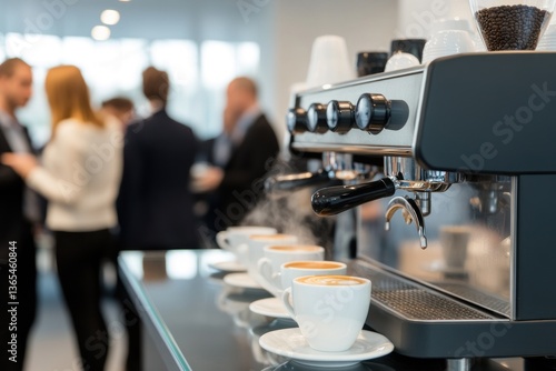 Coffee break at a business event