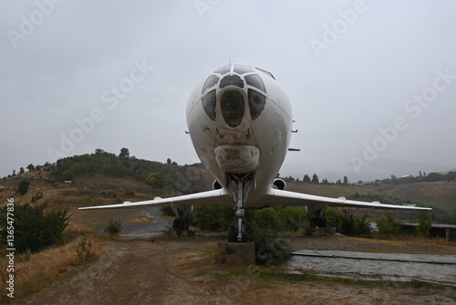 Forgotten Soviet Relic: Abandoned Tu-134A Aircraft in Hrazdan, Armenia