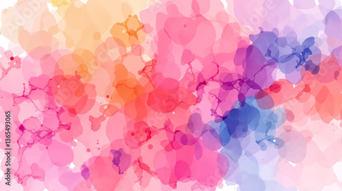  Watercolor colorful background
