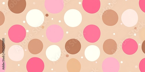 Pastel Polka Dot Pattern.